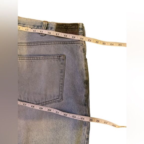 Steve & Barrys Men’s Size 40x32 Vintage Blue Relaxed Fit Red Star Denim jeans - Picture 11 of 14